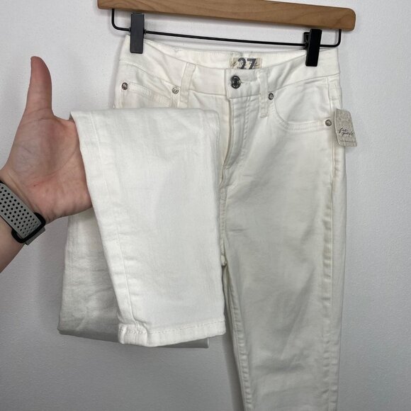 Free People White Skinny Jeans Size 27 Summer Coastal Boho Revolve NWT - Picture 3 of 8